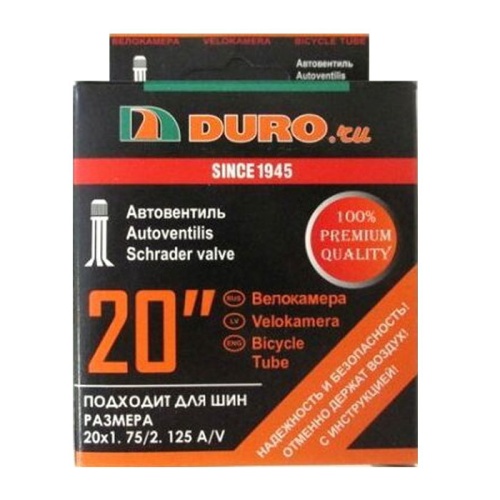 Камера 20х1,75/2,125 A/V DURO