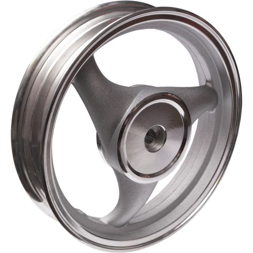 Диск задний YABEN50-80 (2.50-12, Φ110мм, 19T) серебро