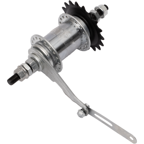 Втулка задняя STEEL COASTER HUB, 14GX36H. 18T SPROCKET. CP, сталь, ножн. тормоз, (STELS червячная)