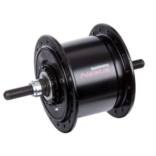 Втулка передняя Shimano FD-T600-L с динам систем, 6V 3.0W, 32 отв OLD:100MM под барабан торм., черн