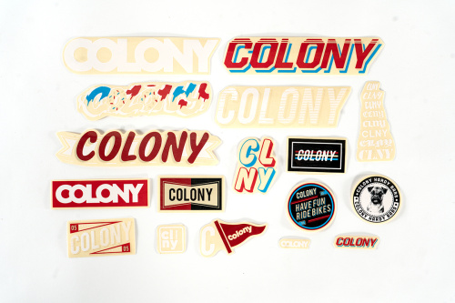 Наклейки стикеры 03-002200 Sticker Pack - 23 Assorted pieces  NEW DESIGN STICKERS, цвет Shipped Assorted, арт. I43-900 COLONY