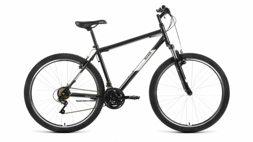 Велосипед ALTAIR MTB HT 27,5 1.0 (27,5" 21 ск. рост. 17") 2022, черный/серебристый, RBK22AL27128
