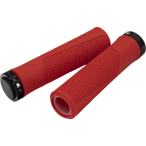 Ручки 00-170567 на руль H6 OneSideLock 135мм резиновые, новый антискольз. дизайн, c 1 черн. фикс. кр