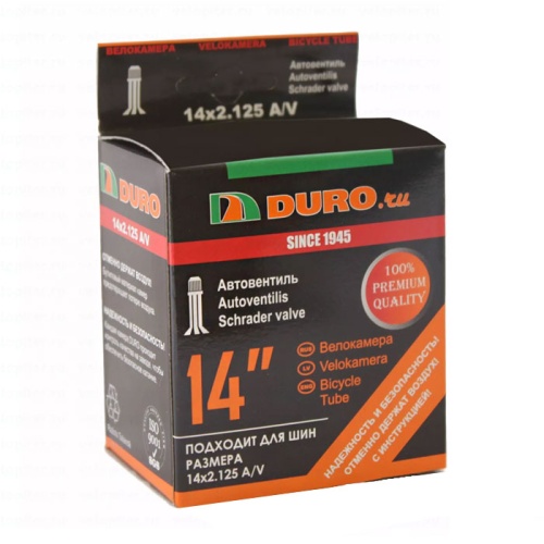 Камера 14x1.75/2.125 A/V DURO