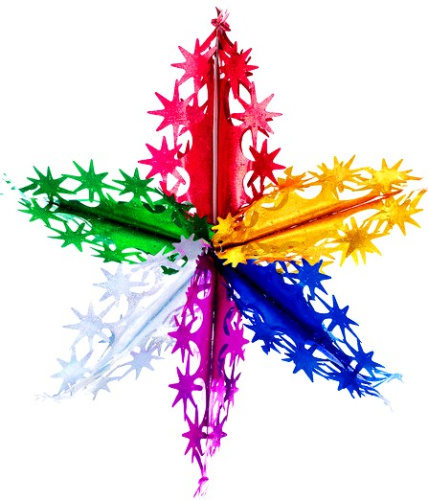 Гирлянда Снежинка ПВХ