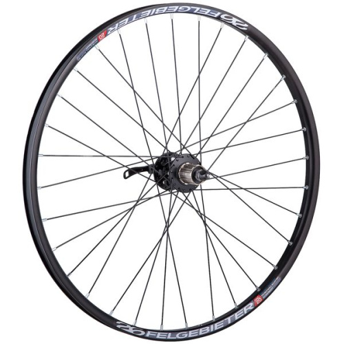 Колесо 26" заднее, двуст. пист. обод, 32сп, вт. KT-KT-SN3R, алюм, диск, Х82346