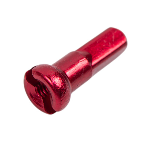 Ниппель спицы 5-280166 14G (2мм) АЛЮМ. 12мм КРАСНЫЙ АНОДИР. 1шт CNSPOKE