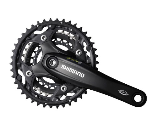 Шатуны Shimano Deore FC-M522, Octalink, 42/32/24T, 170мм, 3х10 ск., без защиты.