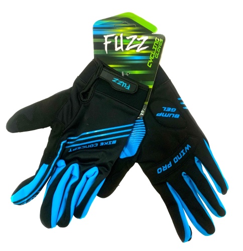 Перчатки 08-202815 неопрен, WIND PRO, черно-синие, утепленные, длинные пальцы, р-р XL, для сенсорных