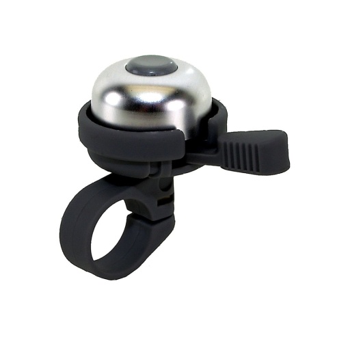 Звонок 5-420181 алюм./пластик мини "динг-донг" (240) серебр.-черный