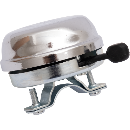 Звонок 5-420011 сталь D=59мм сильный звук защита от дождя серебр.