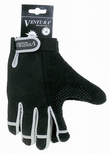 Перчатки 5-719951 длин. гель/лайкра дыш. антискольз. р-р L (5) цв. в ассорт. с петельками VENTURA
