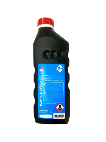 Тормозная 5-365903 жидкость минеральная для диск. тормозов 1л M-WAVE
