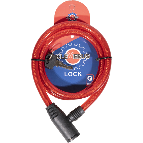 Велозамок с ключом,трос Ø 10*1000 (002)