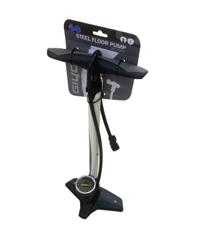 Насос 6-190525 напольный GF-5525  стальной c манометром 2.5', универс. головка на шланге DVN  vavle,