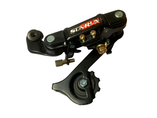 Переключатель задний, SUNRUN, RD-HG-04A, 7 ск., под петух, черный, 1604-1269