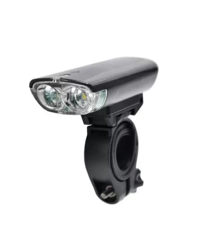 Фара передняя, JY-7021, 2 светодиода, 2 режима, AA*2 шт (в комплекте), черный, JING YI, RNVJY7021001