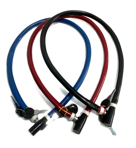 Замок тросовый с ключом 5х700мм