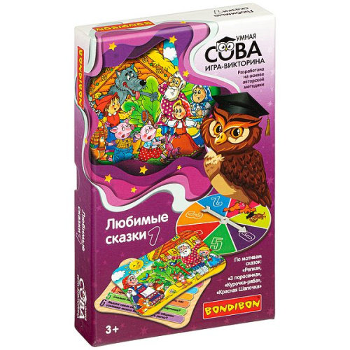 Игра-викторина Умная Сова «ЛЮБИМЫЕ СКАЗКИ 1»