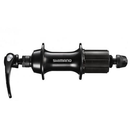 Втулка задняя Shimano FH-RS300, алюм. 32отв. под кассету 8-10ск, с эксц., 141MM, QR, черная, 3101232