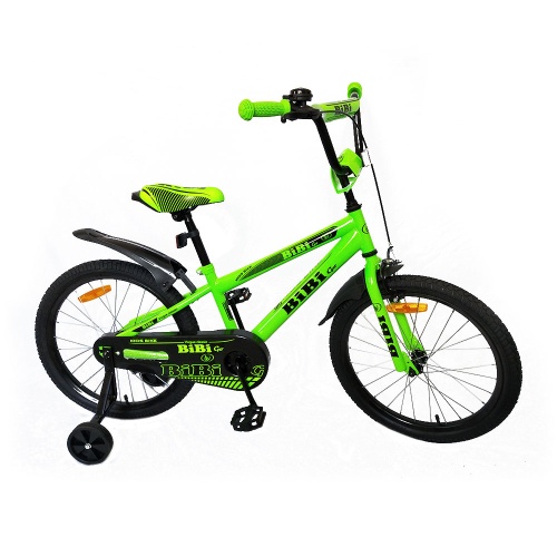 Велосипед детский двухколесный BIBI GO 20" зеленый