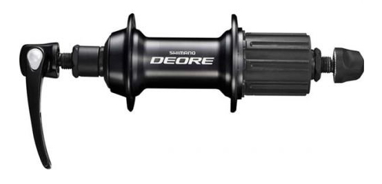 Втулка задняя Shimano Deore T610, алюм. 36отв, под кассету 8-10ск, с эксц., QR, черная, EFHT610AZBL