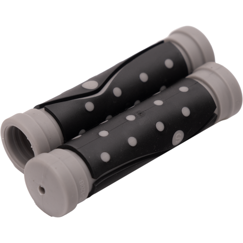 Ручка руля (003) "Точка" 120мм (черн/сер, черн/син, черн/красн, черн/зел)