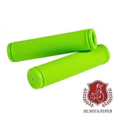 Ручки велосипедные зеленые CUBE, код 11305