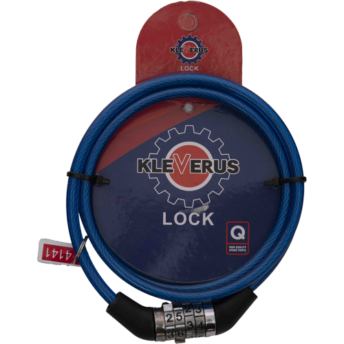 Велозамок кодовый,трос Ø 6x1000 (012)