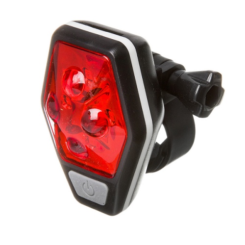 Фонарь STG задний TL5437, 4 красных диода по 0,5 ватт, с линзами, прорезин Х88371