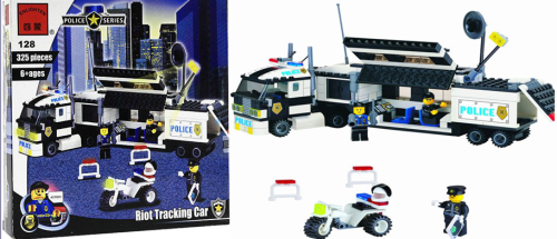 Конструктор Brick-128 Полицейский фургон