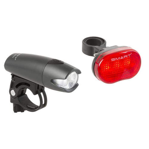 Фара+фонарь 5-220922 3д NICHIA./2ф. с линзами+3д повыш. ярк/3ф красный до 600м с батар. черный SMART