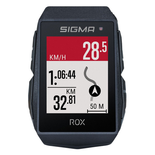 Велокомп. 4-001030 ROX 11.1 EVO (Black) 150+ функций, GPS, BLUETOOTH (Android, IOS) черный SIGMA NEW