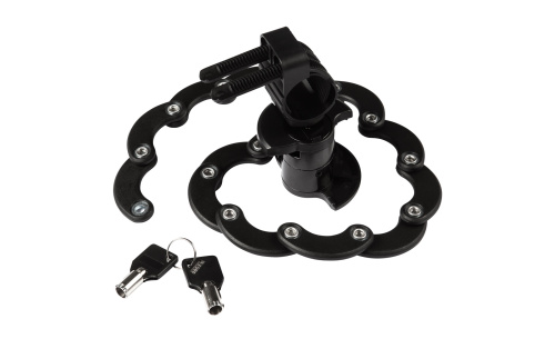 Замок с ключом RFR "Circle" PRO, складной, 600мм, черный, код 13365