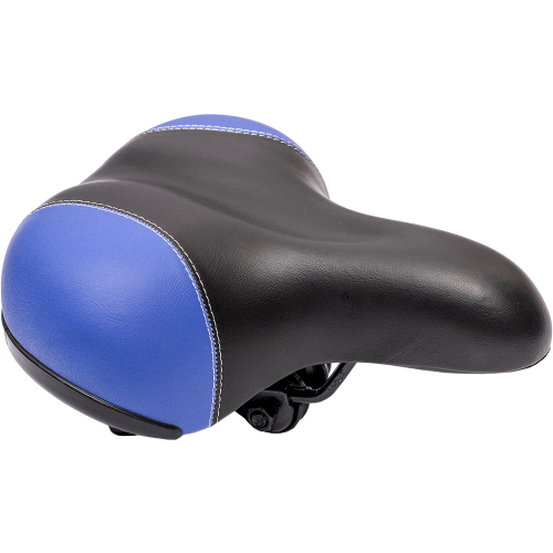 Седло широкое металлическая основа (чёрное с узороми) модель: 016-15.