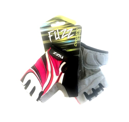 Перчатки 08-202524 лайкра LADY COMFORT розовые, р-р L, с петельками, на липучке FUZZ