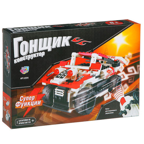 Конструктор-машина jt на ик-управлении Joy Toy Гонщик, 2224