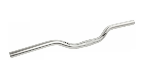 Руль M-WAVE алюм. 5-401207 турист. изогн. 15' 22,2/25,4x600х30мм серебр.