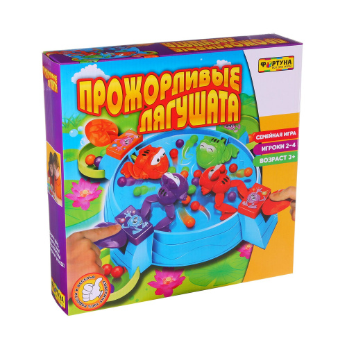 Настольная семейная игра Прожорливые лягушата