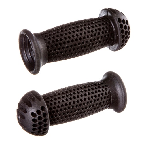 Грипсы 100 мм, черные, "грибочки", для самоката и вело.