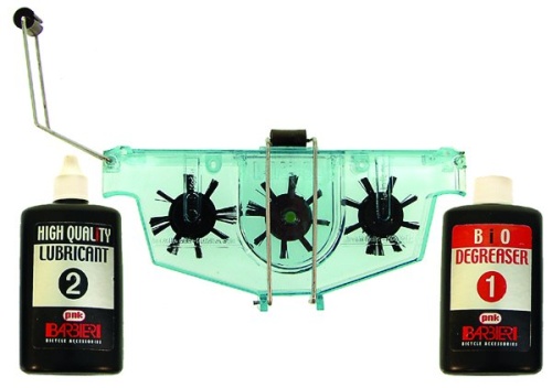 Машинка для чистки цепи BARBIERI, 5-300006, 2 плоск. очист. +масло. (Италия)