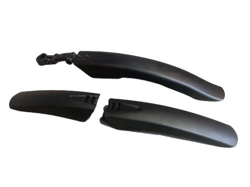 Крылья пластиковые 26"-29" состоят из 3-х частей (модель: XGNB-060) чёрные.