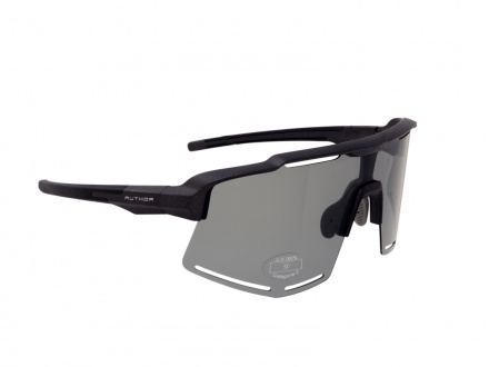 Очки 8-9201503 Zephyr POLARIZED 30,5  солнцезащитные+чехол, поликарбонат ПОЛЯРИЗАЦ линзы кат. 2, темно-серая мат. оправа trilamid TR90, 31гр. AUTHOR