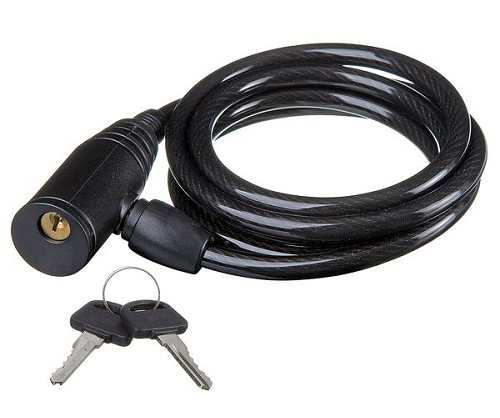 Замок тросовый с ключом 8х1500мм, Х10428