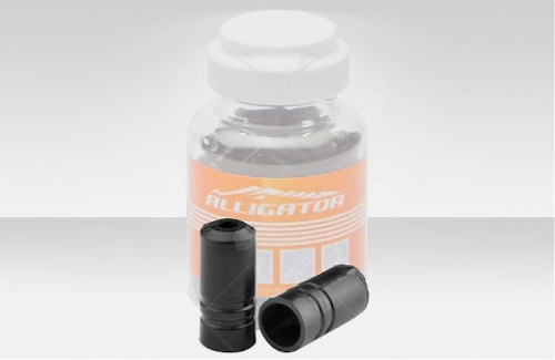 Колпачoк 6-200464  наконечник рубашки перекл 4х5.7х17 пластик LY-HPP02#B150 150шт в банке, черн ALLIGATOR