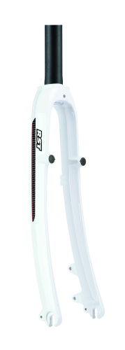 Вилка 26" жесткая 1-0503 ал.-магний 28.6, 750г V+D CITY/TREKKING черная RST RF-M6