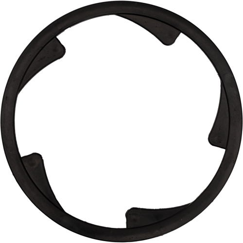 Защита системы шатунов пластиковая (щиток / отсекатель), 5 креплений к ведущей звезде (46-48T зубьев) модель: BCSH48T, чёрная.