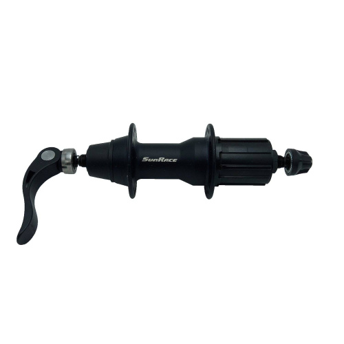 Втулка задняя HBM63.R8QS.DS0.BX 06-201508 M63,с эксц. 8S, 32H, 135/145, алюминий, мат черн, (инд,уп)