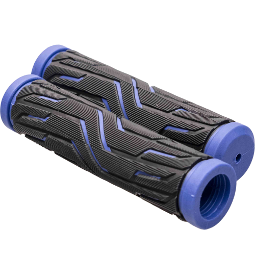 Грипсы велосипедные, 130 мм, YW-BT-279 (черно-красные, черно-зеленые, черно-фиолетовые)