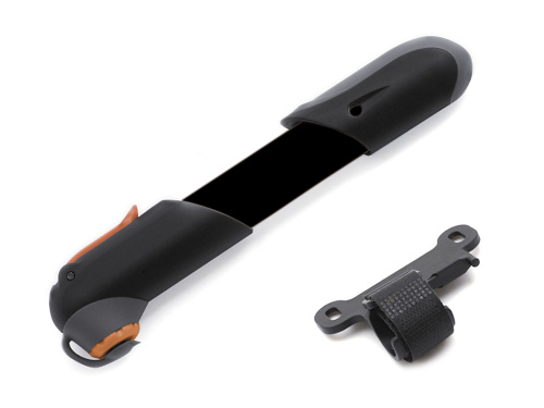 Насос 8-18101056 алюм. AAP Booster телескоп. универс. гол-ка с колп. 120PSI(0,83MPa), 205х29мм, 116гр.(с крепежом) черный AUTHOR